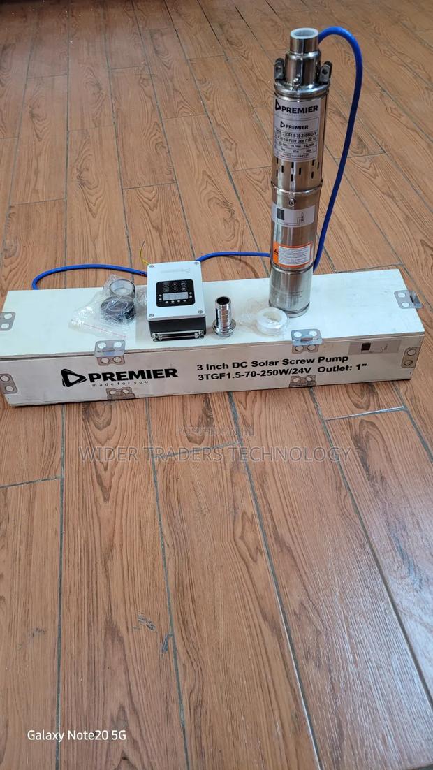 Premier 3-Inch Dc Solar Screw Pump (Model 3tgf1.5-70-250w/24v)