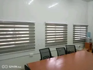 Grey Sheer Roller Up Window Blinds