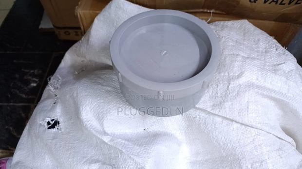 PVC Pipe Fitting Cap / Plug 8 Inch. - thumbnail 2