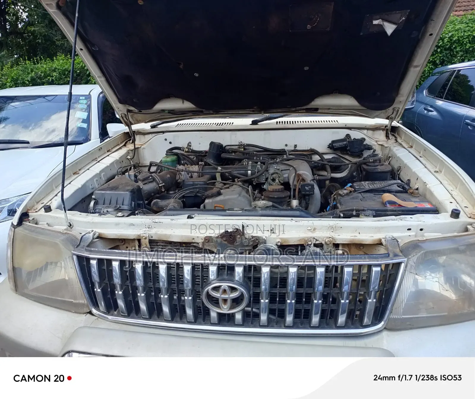 Toyota Land Cruiser Prado 2001 White