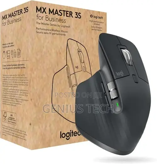 Logitech Mx Master 3s Wireless and Bluetooth Rechargeable Mouse