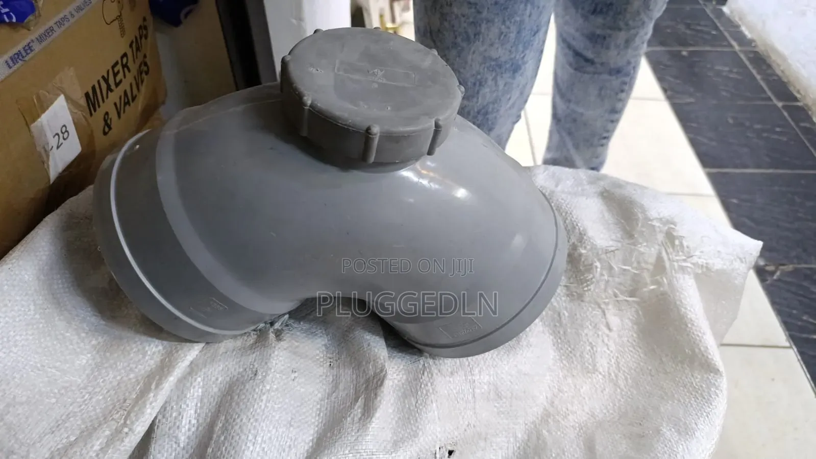 PVC Waste Inspection Bend Fitting 6 Inch.