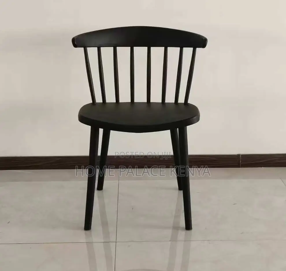 Home Chair: High Back Stackable Plastic Dining Chair