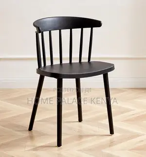 Home Chair: High Back Stackable Plastic Dining Chair
