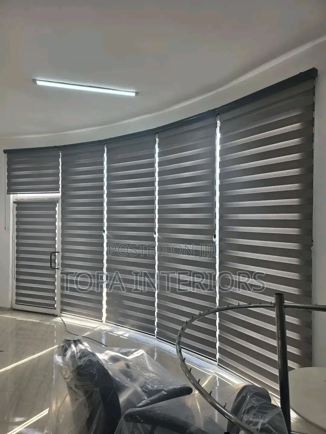 Commercial Spaces Double Piece Office Roller Blinds