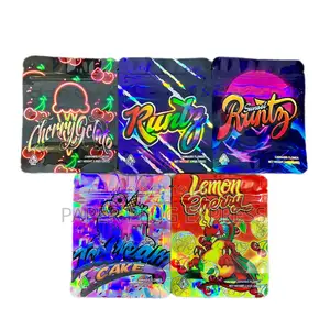 Ziplock Smell Proof Bag - 3.5g (100 Pcs) - Lemon Cherry Mixed Design