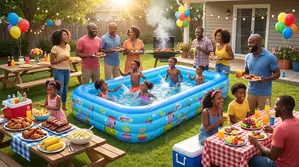 3m Family Swimming Pool Large Outdoor Pool for Kids and Adults