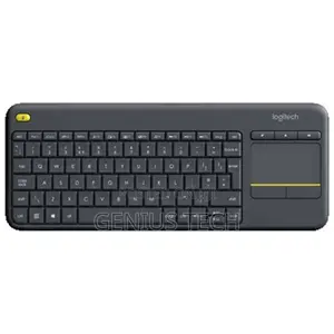Logitech Plus Wireless Keyboard With Touchpad — Black