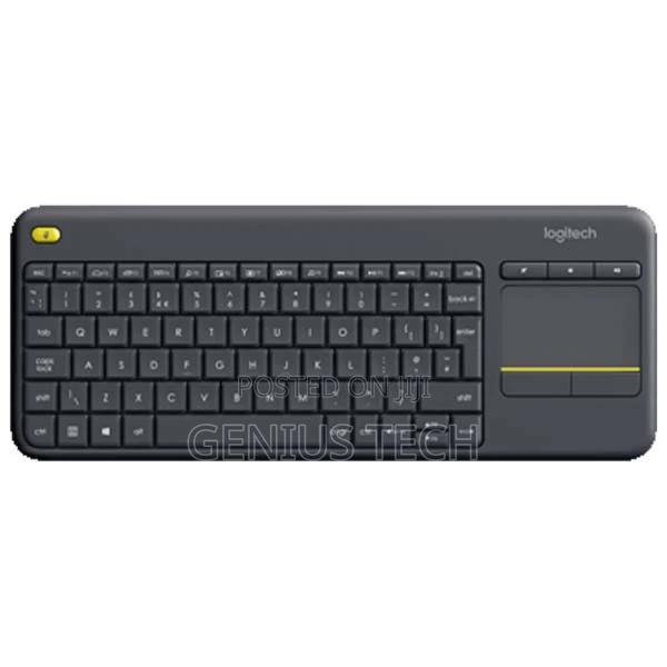 Logitech Plus Wireless Keyboard With Touchpad — Black