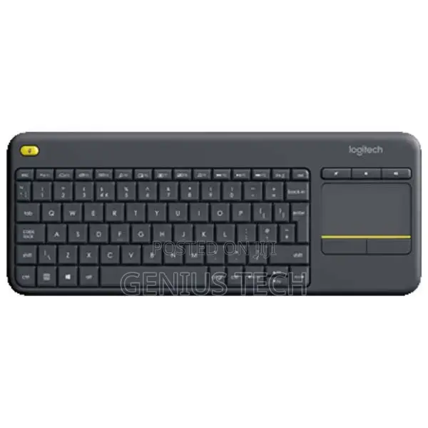 Logitech Plus Wireless Keyboard With Touchpad — Black