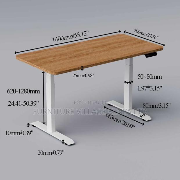 Height Adjustment Sitting Stand Electric Desk - thumbnail 4