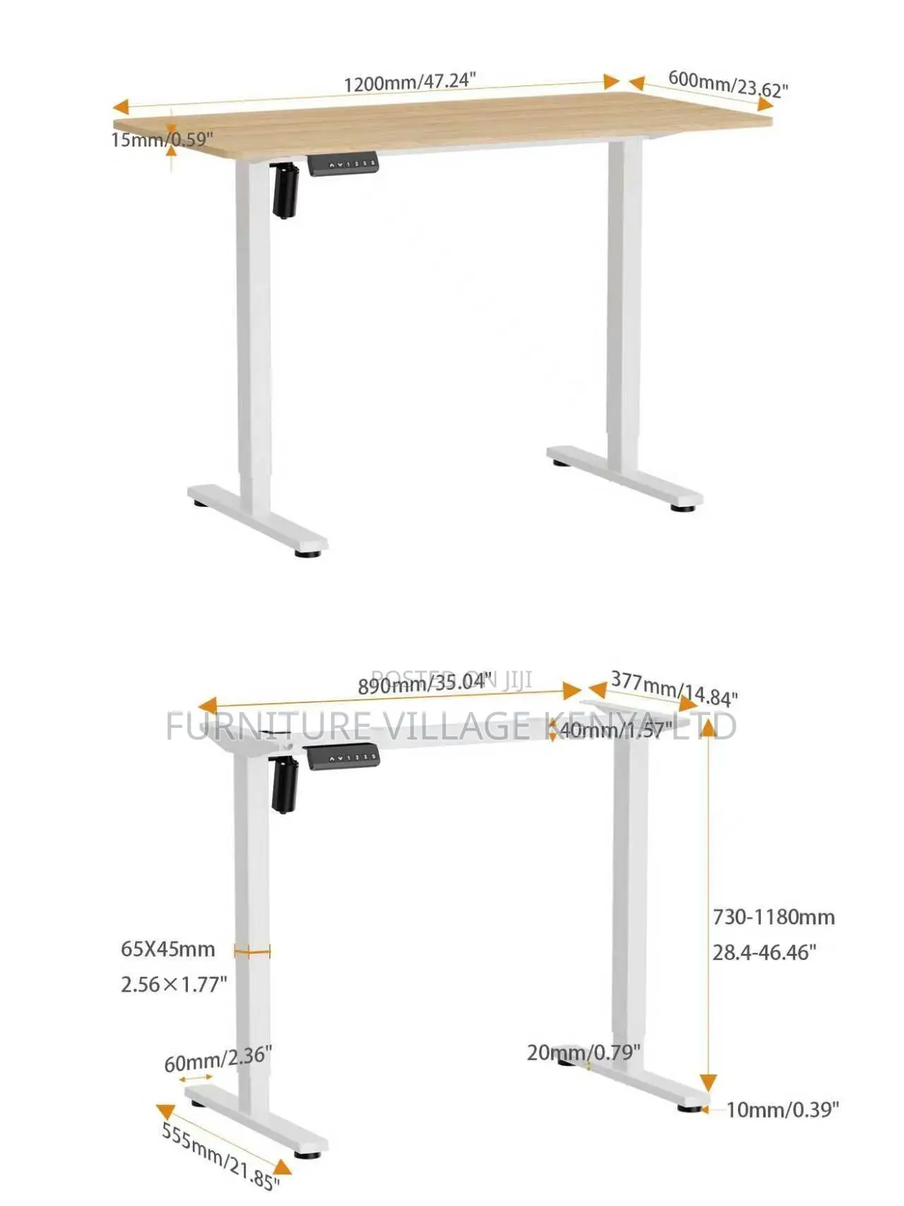 Height Adjustment Sitting Stand Electric Desk