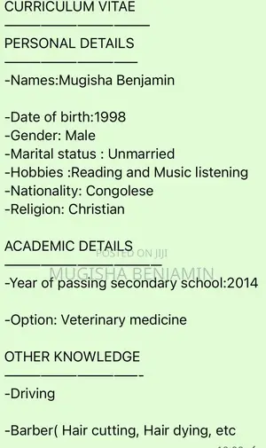 Ngo CVs Opportunity