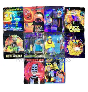 Ziplock Smell Proof Bag-3.5g (100pcs) - Rick Wars Mixed Designs