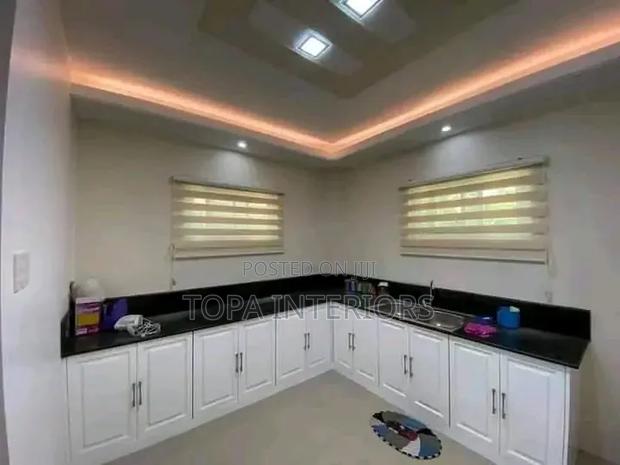 Premium Modern Kitchen Roller Window Blinds Installation