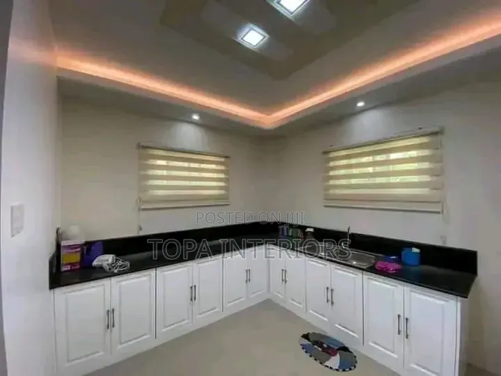Premium Modern Kitchen Roller Window Blinds Installation