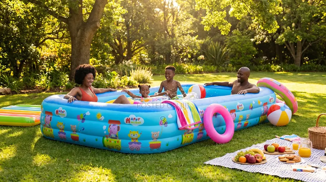 Inflatable 3 Meter Swimming Pool for Home Backyard Fun