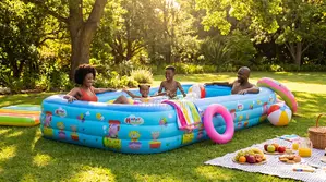 Inflatable 3 Meter Swimming Pool for Home Backyard Fun