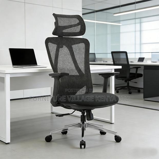 Executive Swivel Ergonomic Boss Task Chair - thumbnail 2