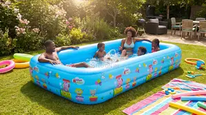 Portable 3m Swimming Pool for Family Outdoor Activities