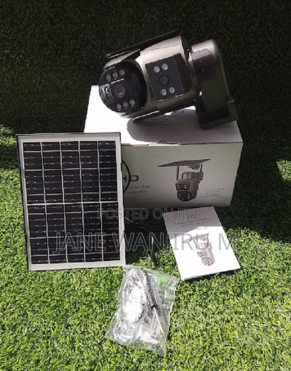Ubox Wireless Solar CCTV Camera – Dual Lens 4mp