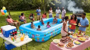 Large Inflatable Swimming Pool for Kids and Adults