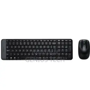 Logitech Mk220 Wireless Keyboard and Mouse Combo — Black