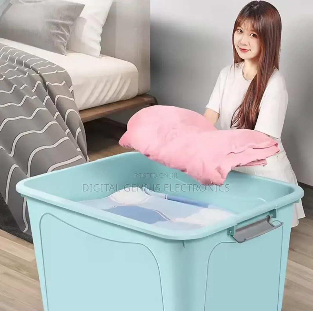 *Stackable Storage Box With Wheels