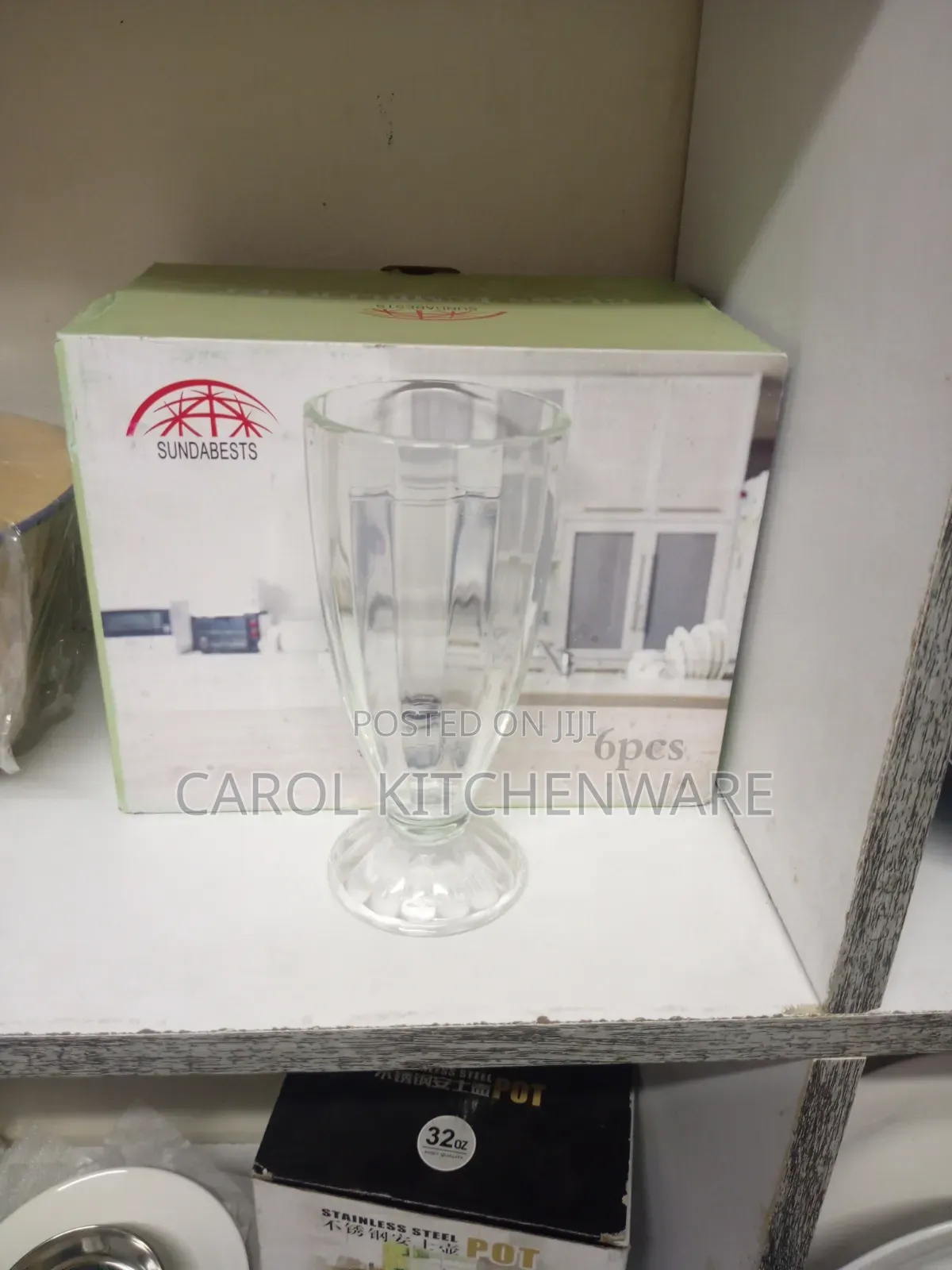 350 Ml Milkshake Glass / 6 Pc Milkshake Glass Set