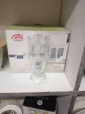 350 Ml Milkshake Glass / 6 Pc Milkshake Glass Set
