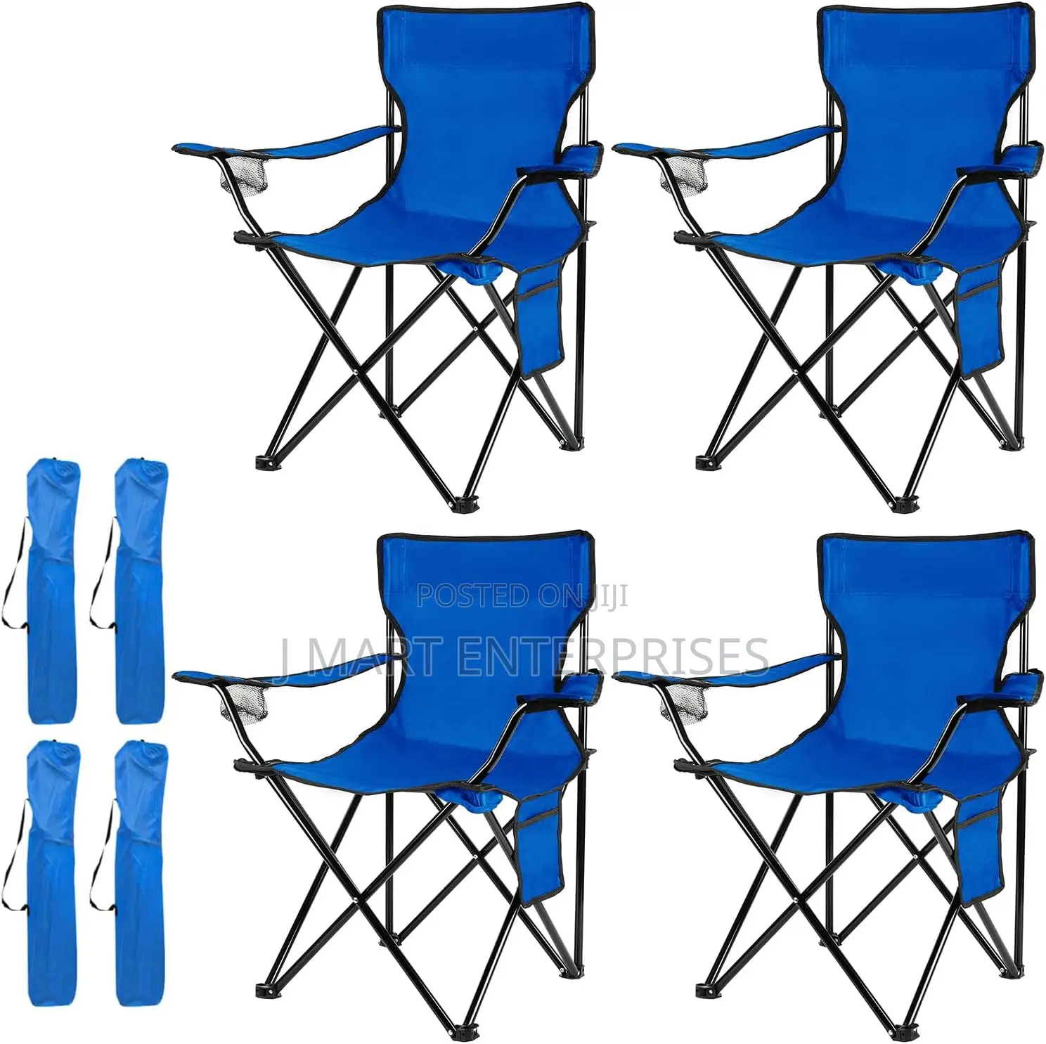 4pack Folding Camping Chairs-Chair for Beach, Lawn, Outdoor Sports