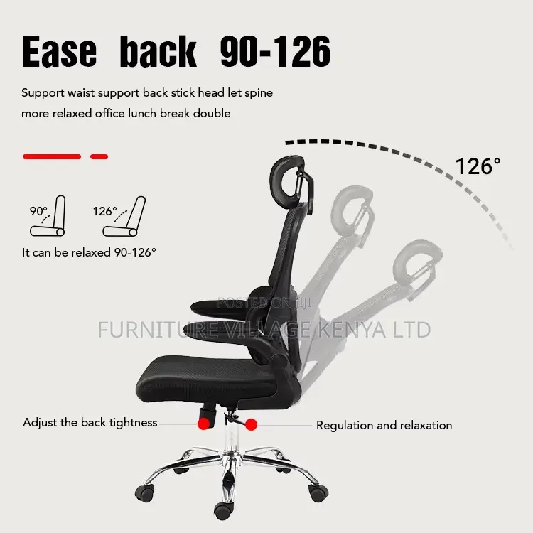 Ergonomic Lumbar Support Orthopedic Desk Chair