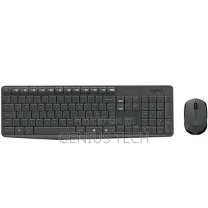 Logitech Mk235 Wireless Keyboard and Mouse Combo — Grey