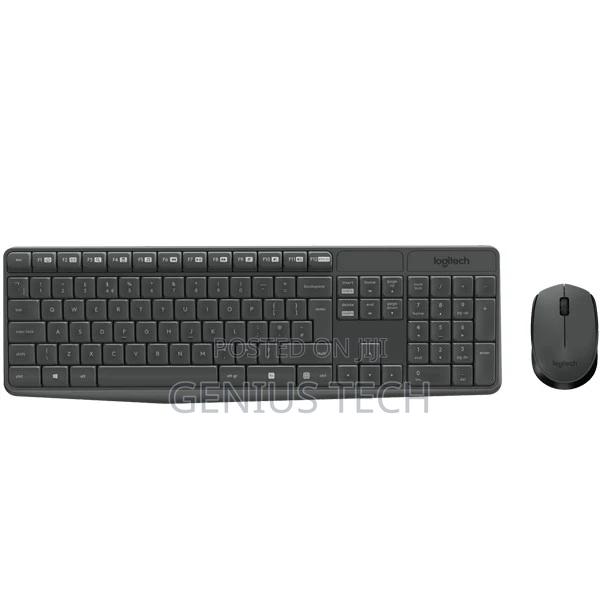Logitech Mk235 Wireless Keyboard and Mouse Combo — Grey