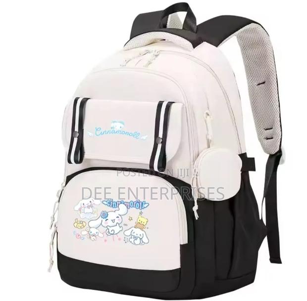 Cinnamonoll Large Capacity Cartoon Backpack. Breathable Schoolbags