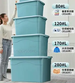 Imported Storage Containers With Wheels (Different Sizes)