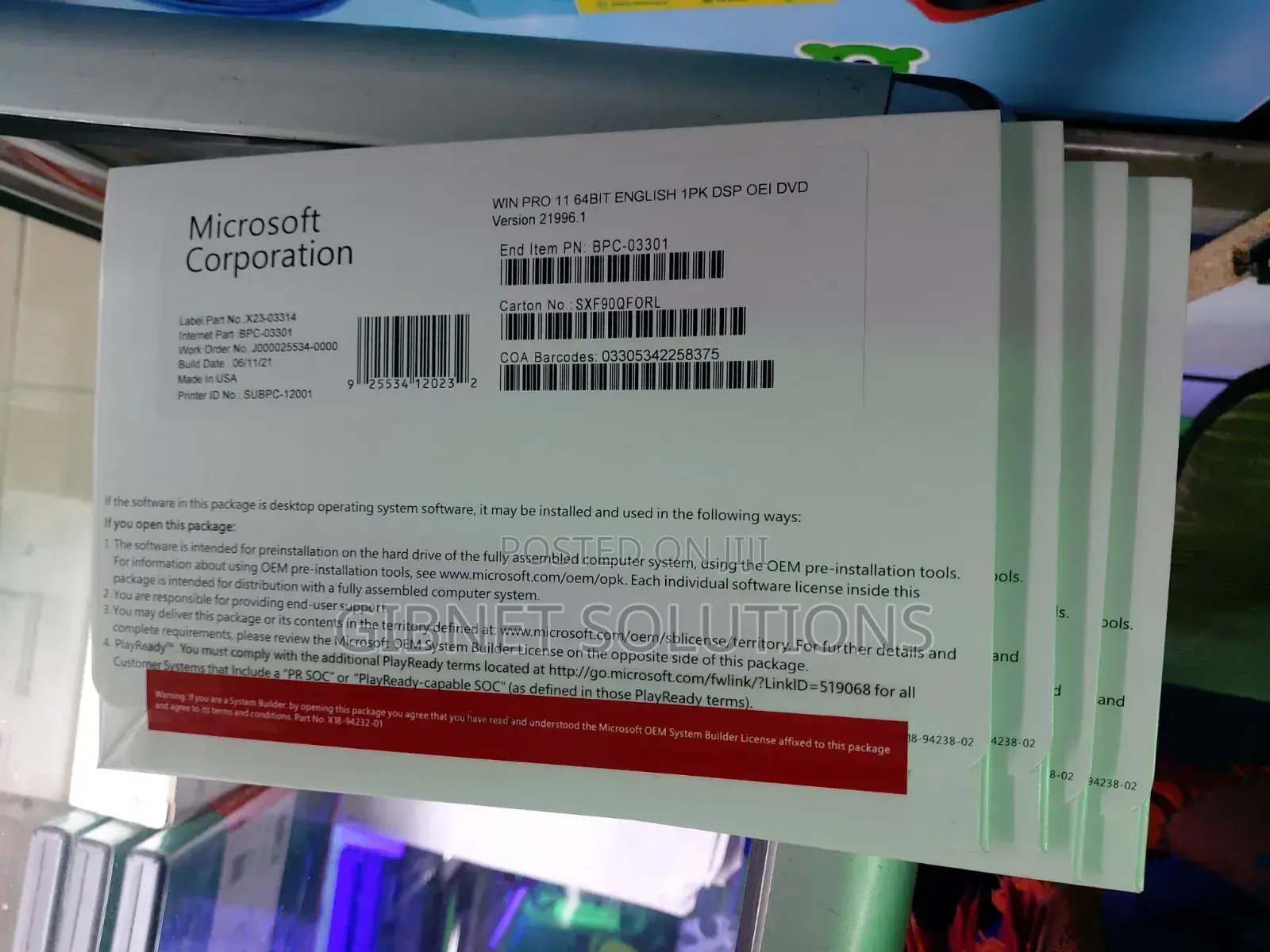 Genuine Windows 11pro 64bits