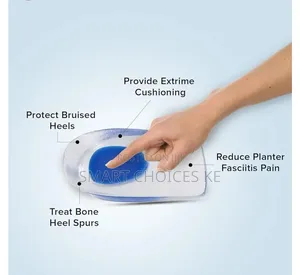 Gel Heel Cups With Shock Absorbing Support | for Plantar Fasciitis
