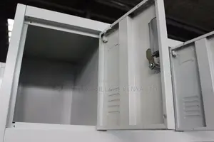 12-Door's White Metallic Study Area Locker Cabinet