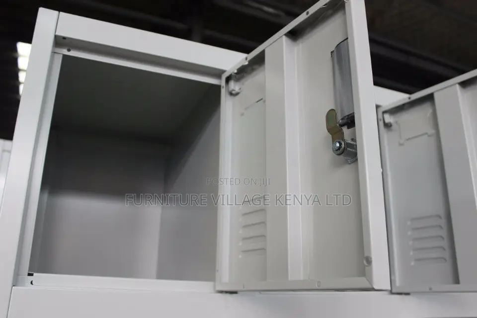 12-Door's White Metallic Study Area Locker Cabinet