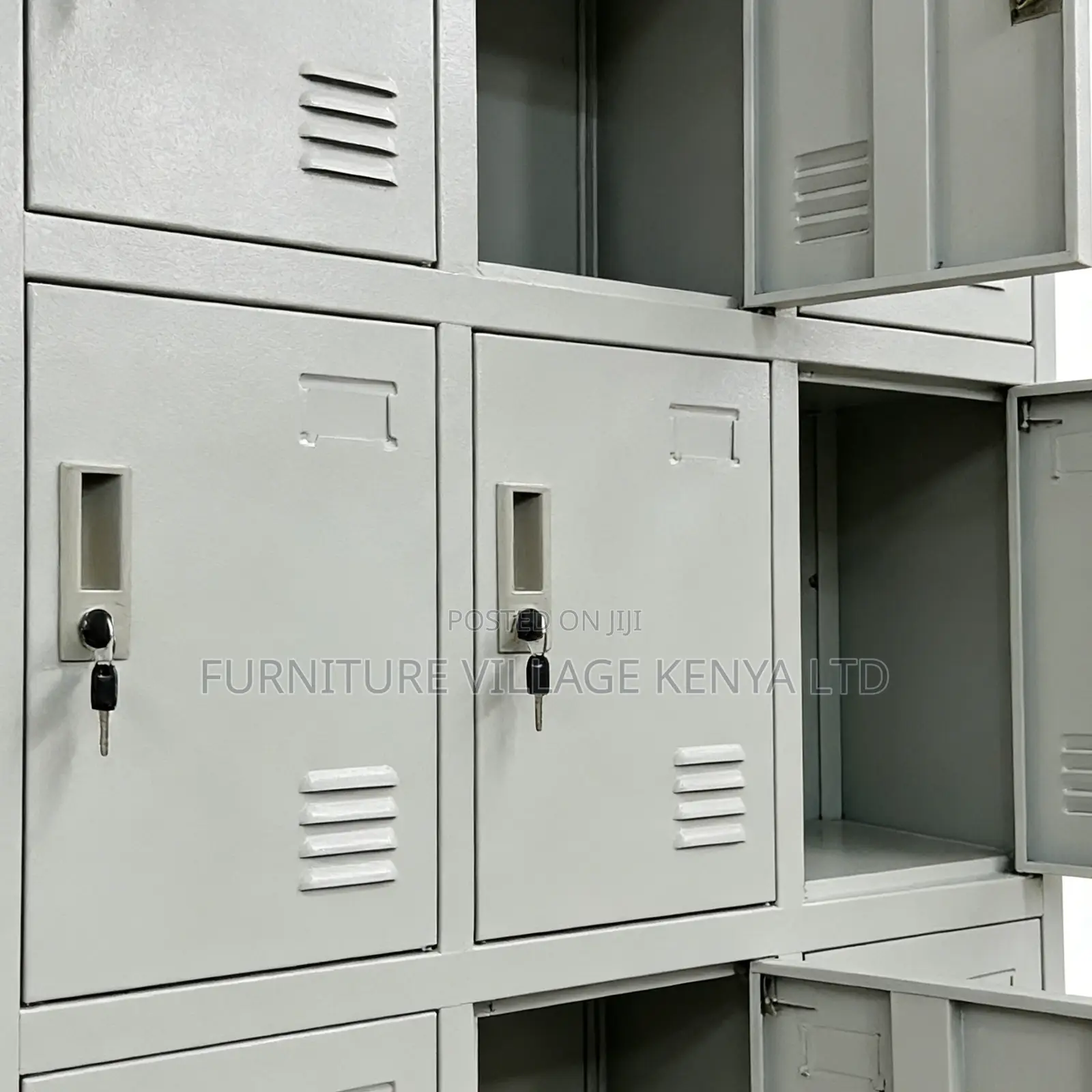 12-Door's White Metallic Study Area Locker Cabinet