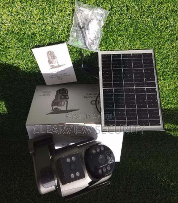 Ubox 6mp Dual Lens Solar CCTV Camera