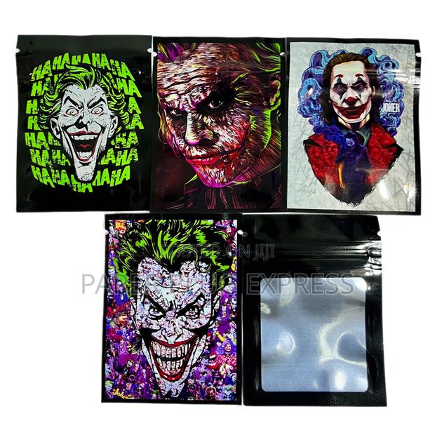 Joker Mylar Ziplock Bags 1g Small - Mixed Designs
