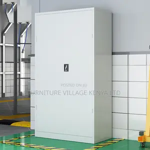 Heavy-Duty Steel Filling Cabinet With Shelves