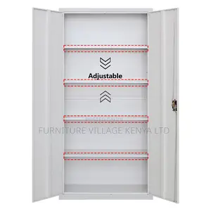 Heavy-Duty Steel Filling Cabinet With Shelves
