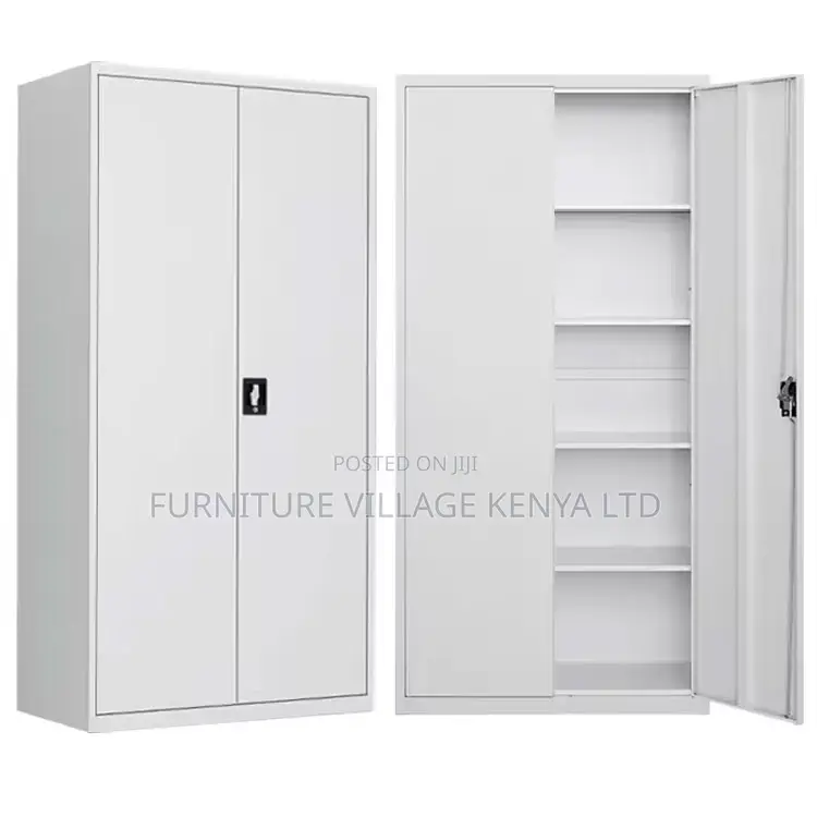 Heavy-Duty Steel Filling Cabinet With Shelves
