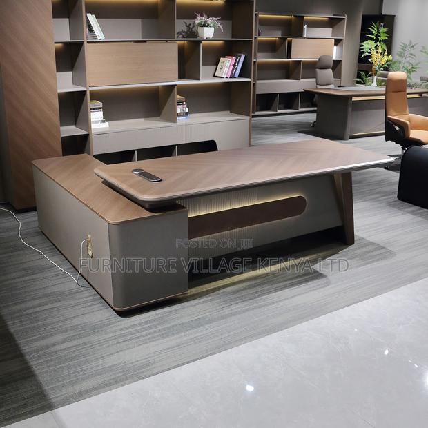 1800mm L-Shape Presidential Executive Table - thumbnail 4