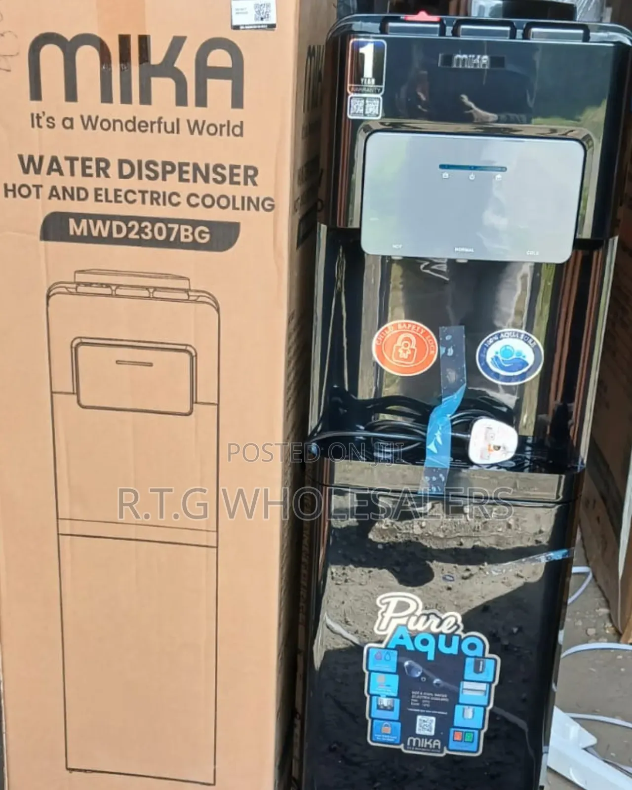 Mika Mwd2307bg 3-Tap Hot Cold Water Dispenser