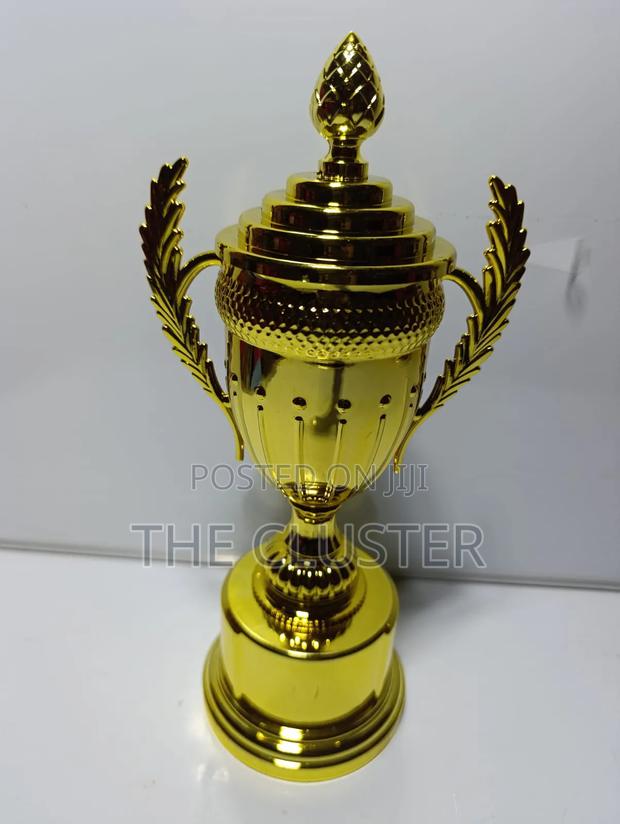Golden Trophy Cups - main view