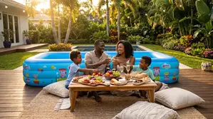Spacious Inflatable Swimming Pool for Entire Family